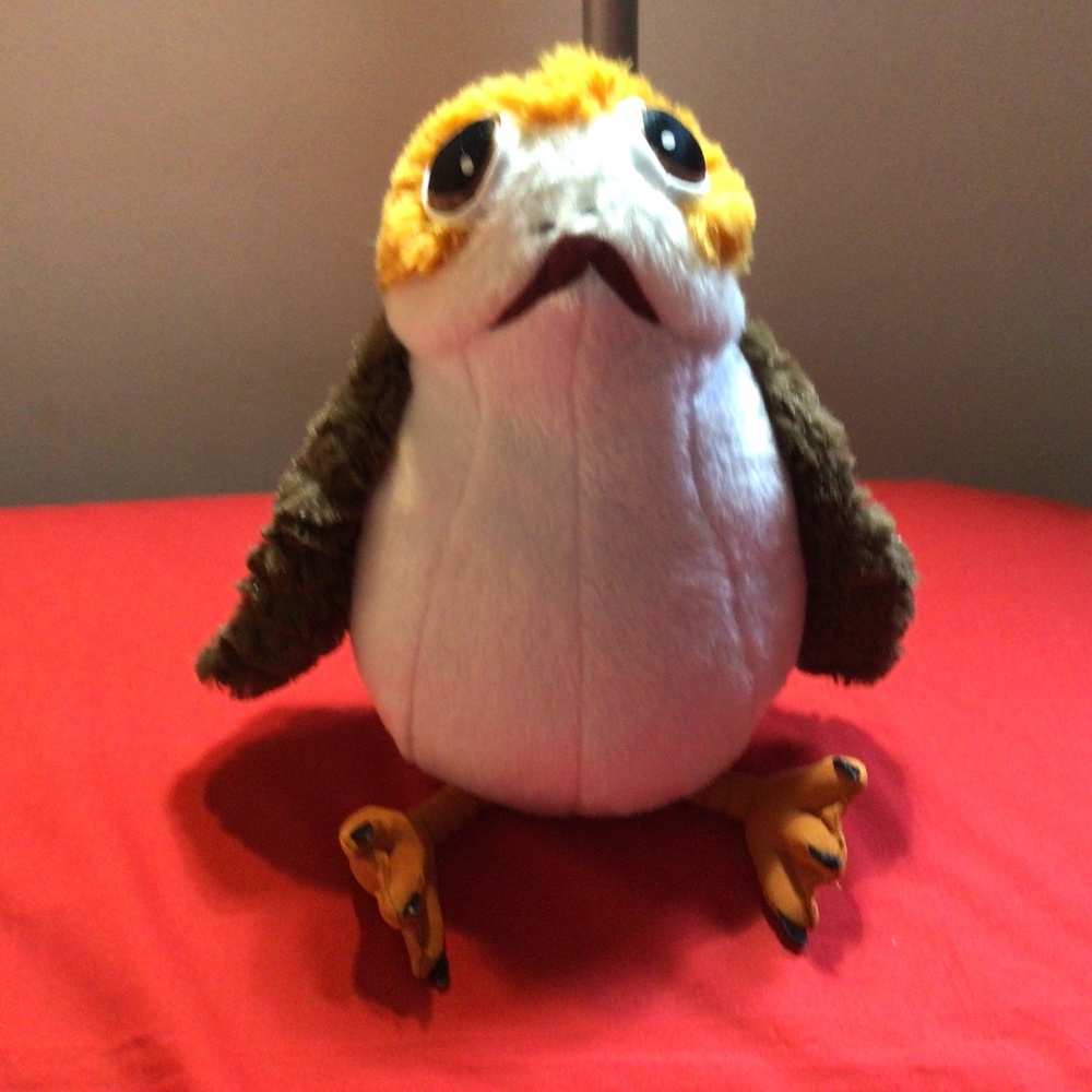 Disney Store Star Wars Plush The Last Jedi PORG Stuffed Toy Owl Bird Animal